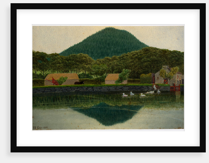 Kneale's Mill Pond and Buildings, Sky Hill by Robert Evans Creer