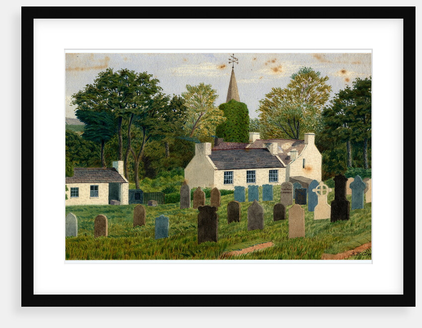 Lezayre Churchyard by Robert Evans Creer