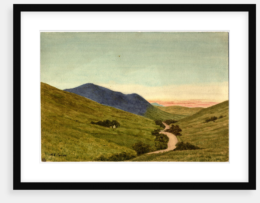 North Barrule From The Dhoon by Robert Evans Creer
