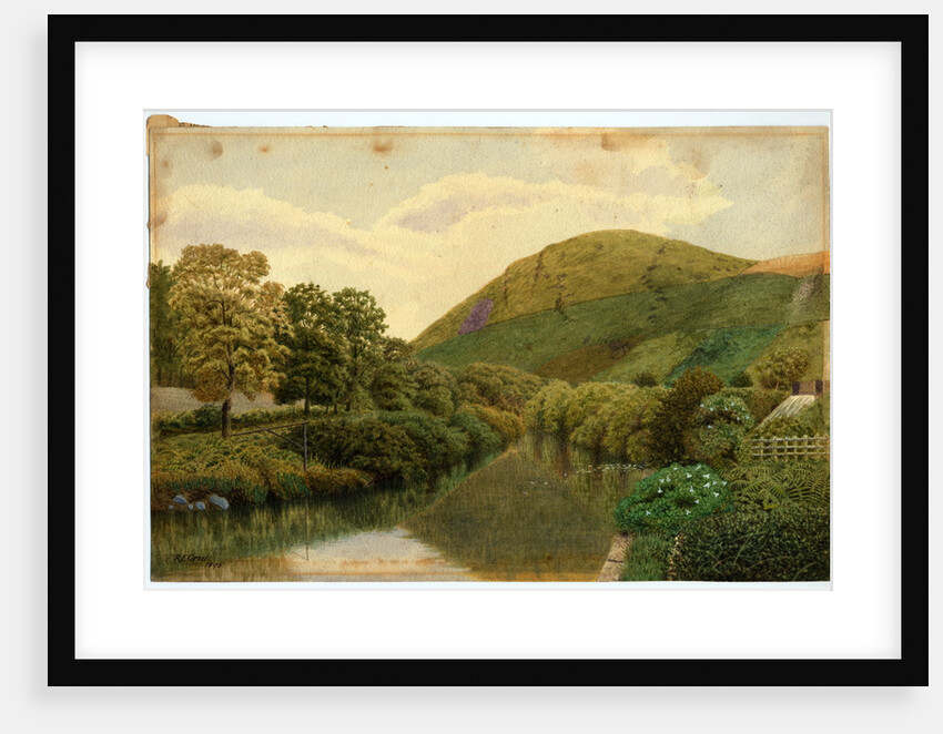 On Sulby River, Southwards Cloth Mill by Robert Evans Creer