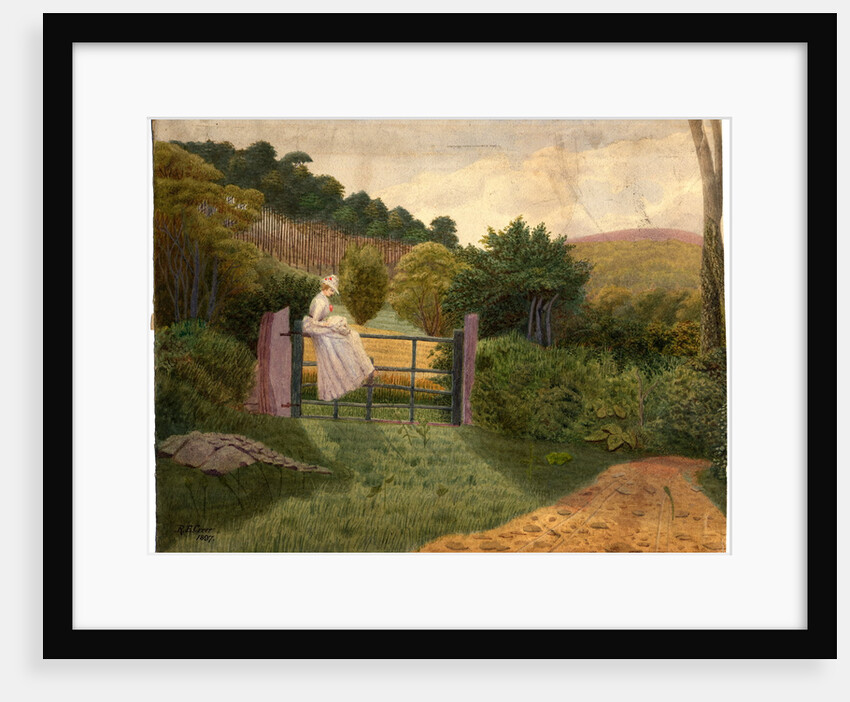 Behind Claughbane House by Robert Evans Creer