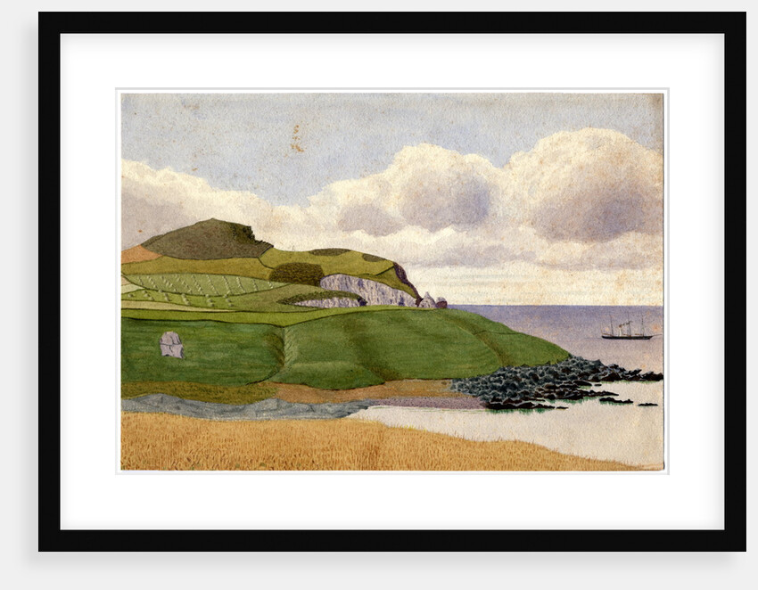 Maughold Head and Church by Robert Evans Creer
