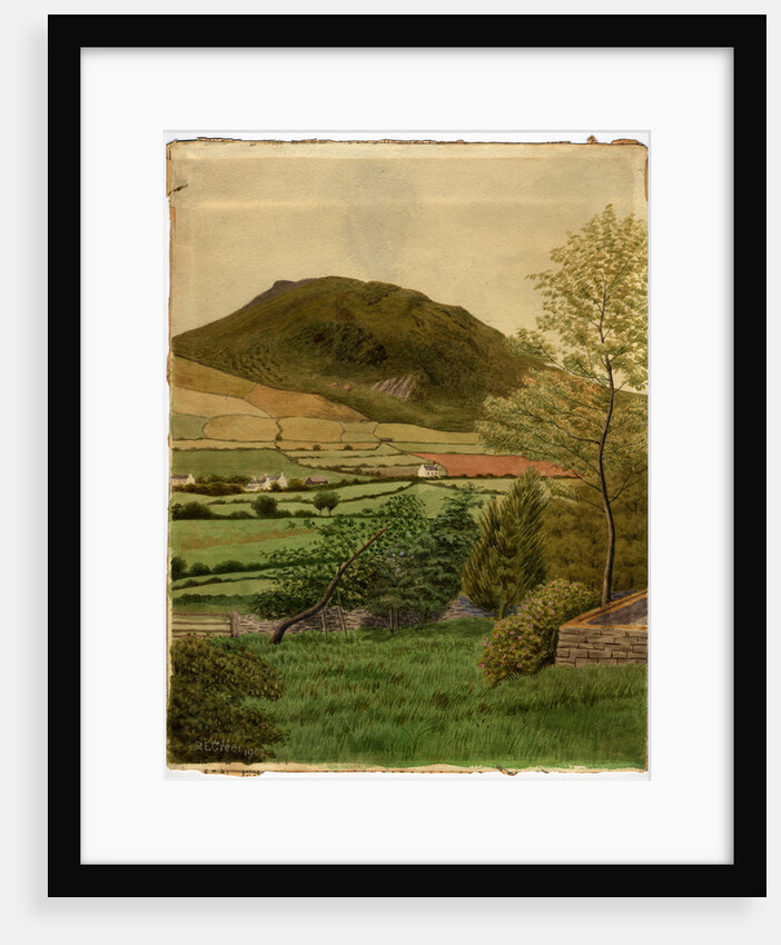 North Barrule From Ballabarna (Hibernian Hotel) by Robert Evans Creer