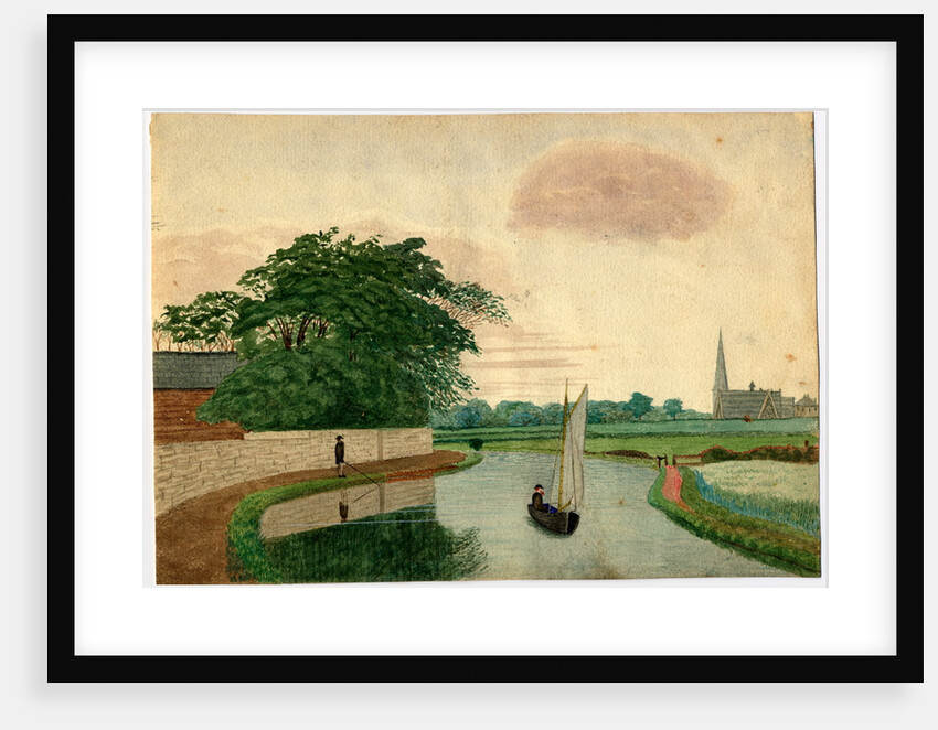 Canal at Linacre, Bootle by Robert Evans Creer