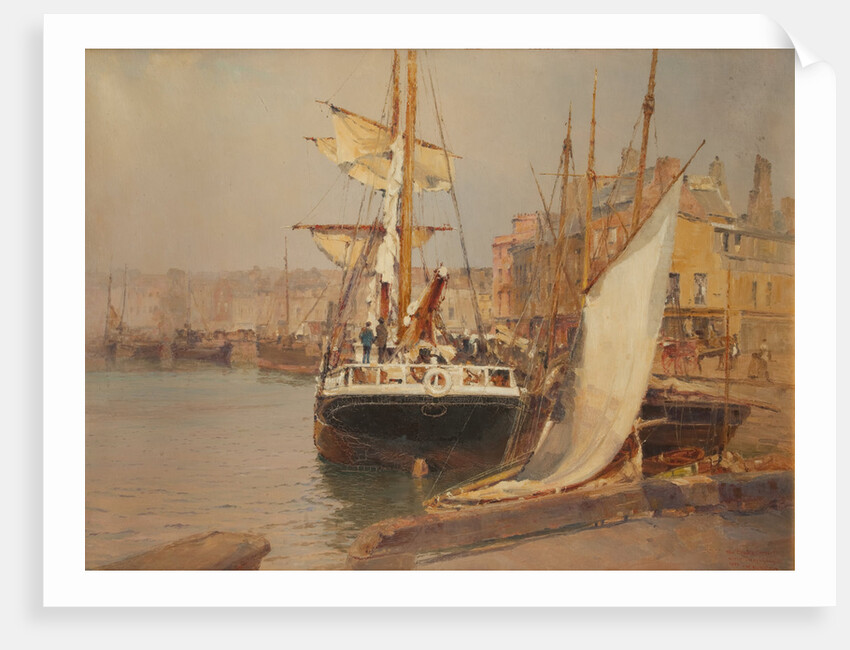 The Double Corner, North Quay by John Miller Nicholson