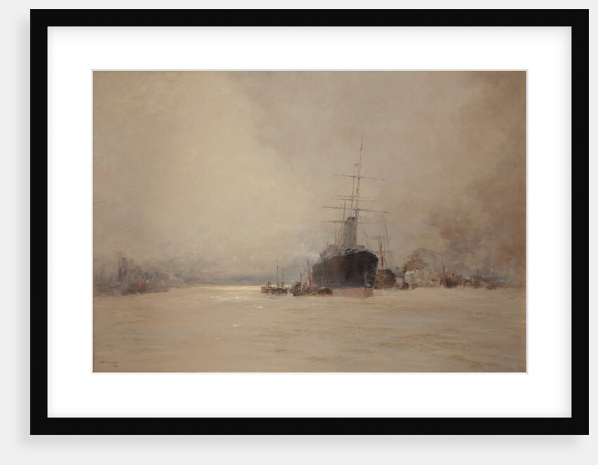 The River Mersey by John Miller Nicholson