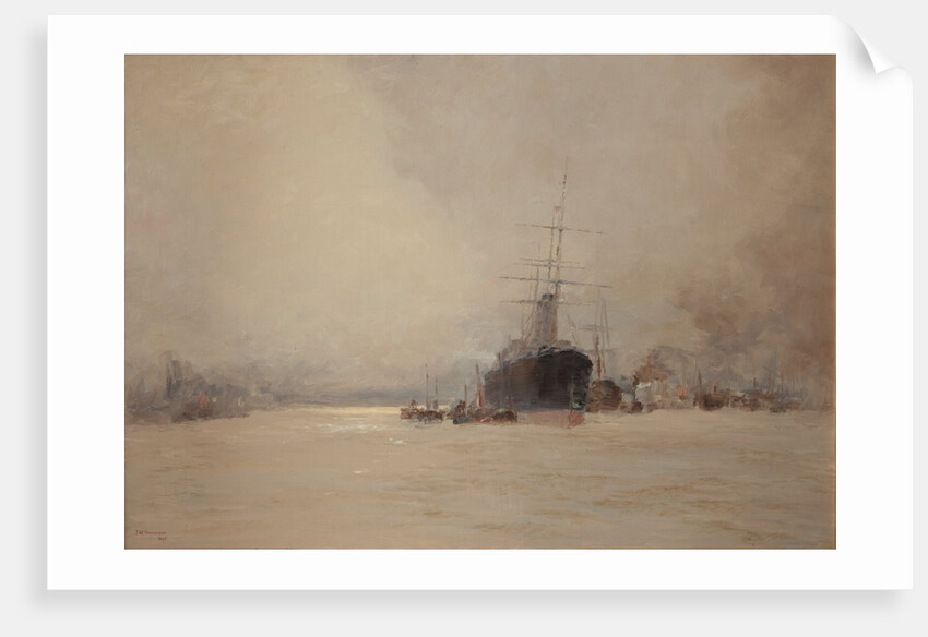 The River Mersey by John Miller Nicholson
