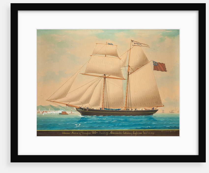 The Schooner Maria by Lewis Renault