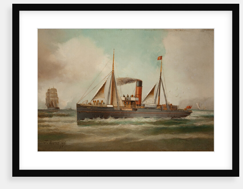 SS Ellan Vannin by J. Bourne