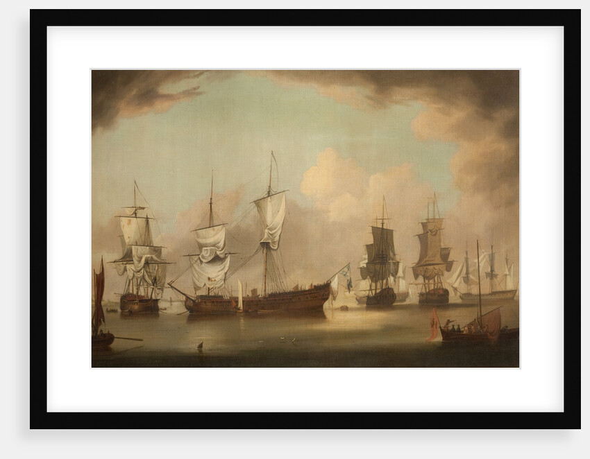 The Squadrons of Thurot and Elliot in Ramsey Bay by Wright