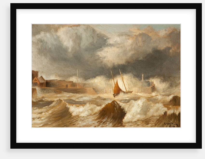 Peel Breakwater by George Goodwin