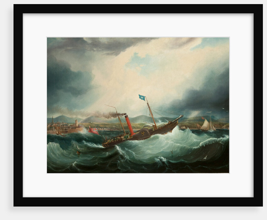 Painting of the Isle of Man Steam Packet Co. vessel 'Mona's Isle' by Samuel Walters