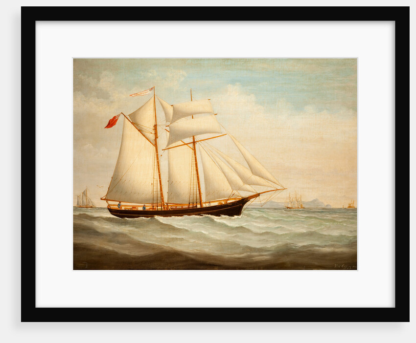 Schooner 'North Barrule' of Ramsey by Thomas Chidgey