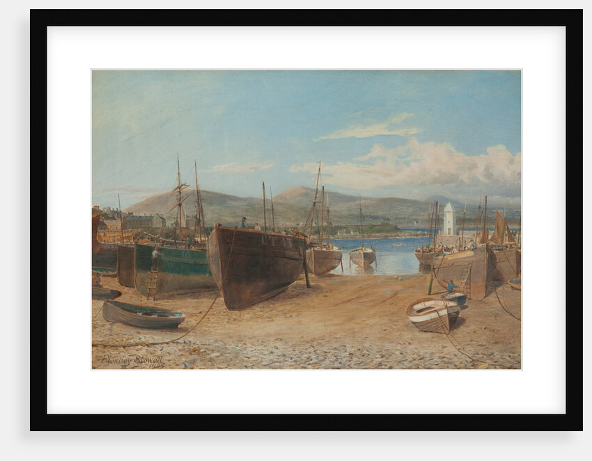 Port St Mary Harbour by Flaxney Stowell