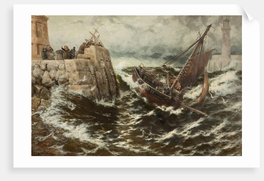 Safe thro' the storm by Thomas Rose Miles