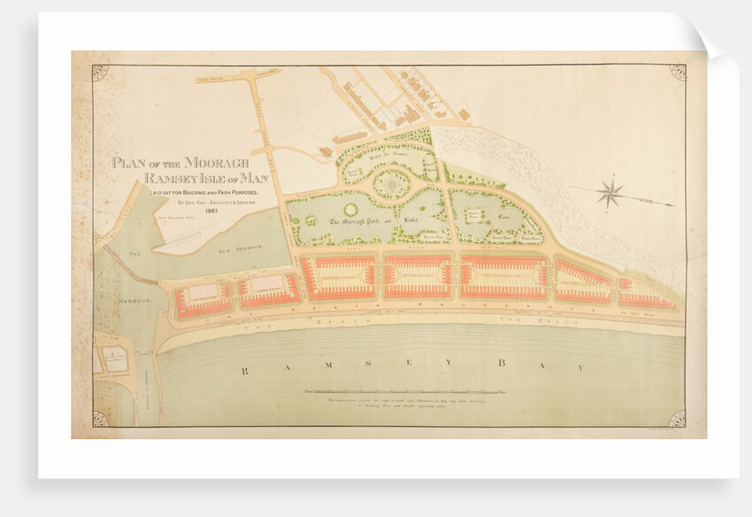 Plan of the Mooragh, Ramsey, Isle of Man, laid out for building and Park Purposes by George Kay