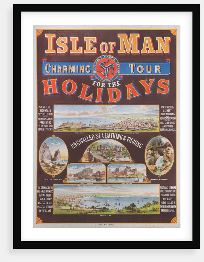 Isle of Man for the Holidays. Charming Tour. Unrivalled Sea Bathing & Fishing by Unknown