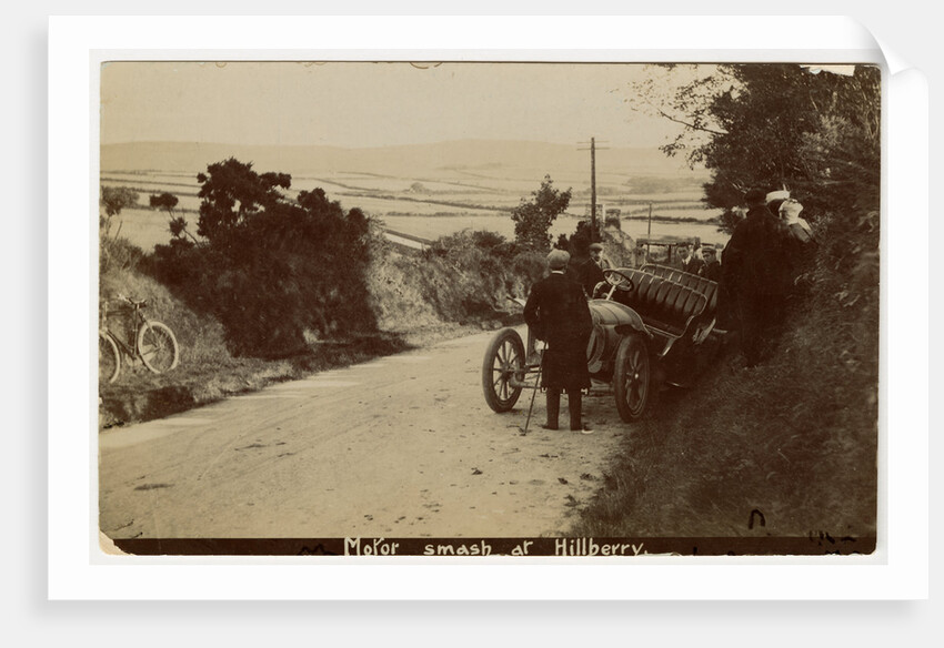 Motorcar smash at Hillberry by Anonymous