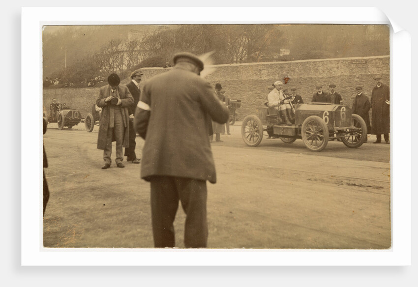 W.T. Clifford Earp in a Napier, 1904 Gordon Bennett Trials by Anonymous