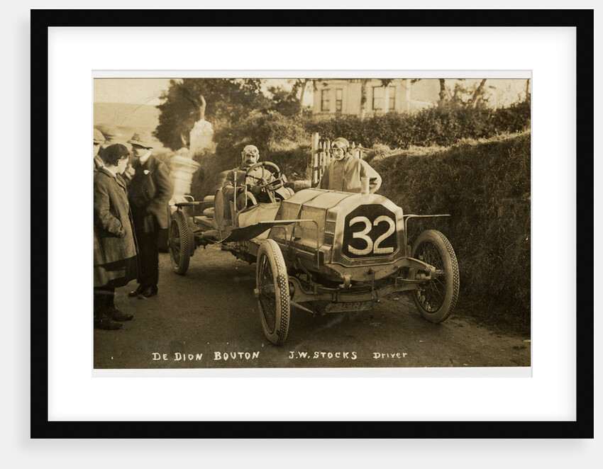 J.W. Stocks, 1908 Tourist Trophy motorcar race by Anonymous