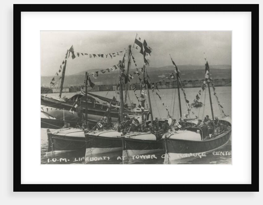 Isle of Man lifeboats, Douglas Harbour by George Bellett Cowen