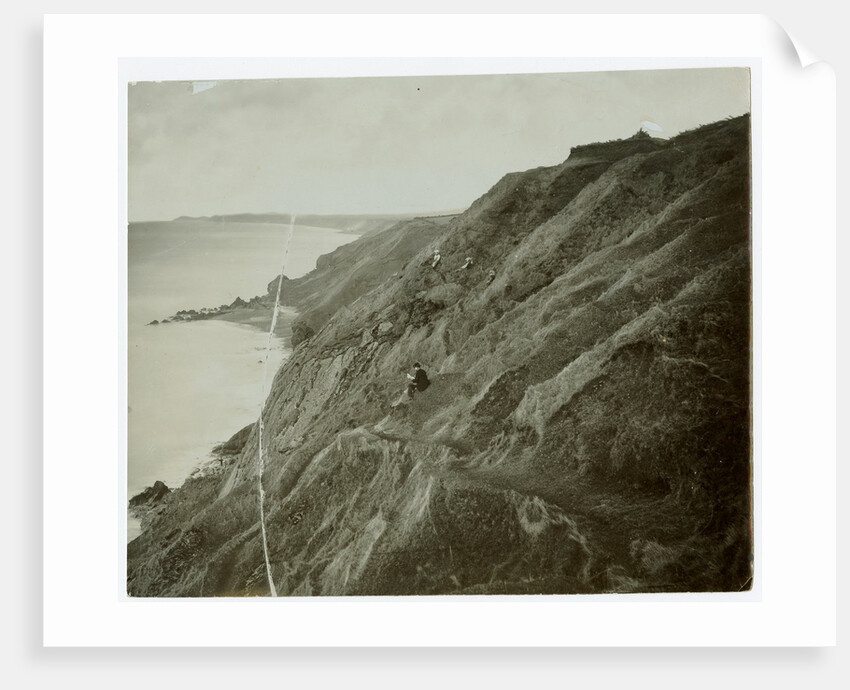 Figures on the Cliffs, Michael by George Bellett Cowen