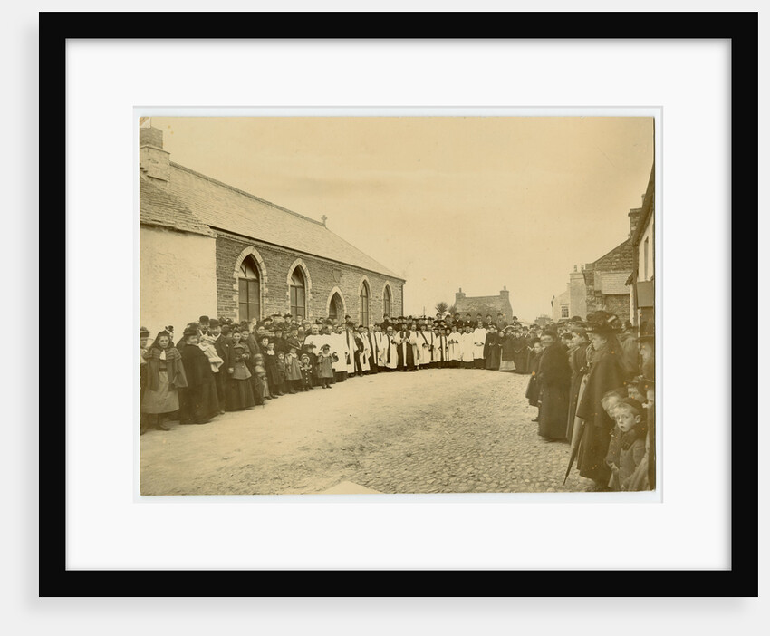 Opening of church room, Kirk Michael by George Bellett Cowen