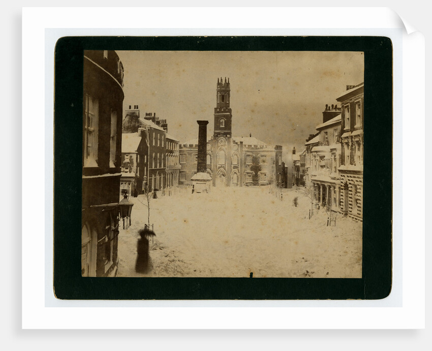 Smelt Memorial, Castletown - covered in snow by J. Swales