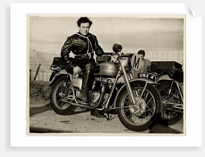 Travelling TT (Tourist Trophy) Marshal, one of the first to be radio equipped, 1956 by T.M. Badger