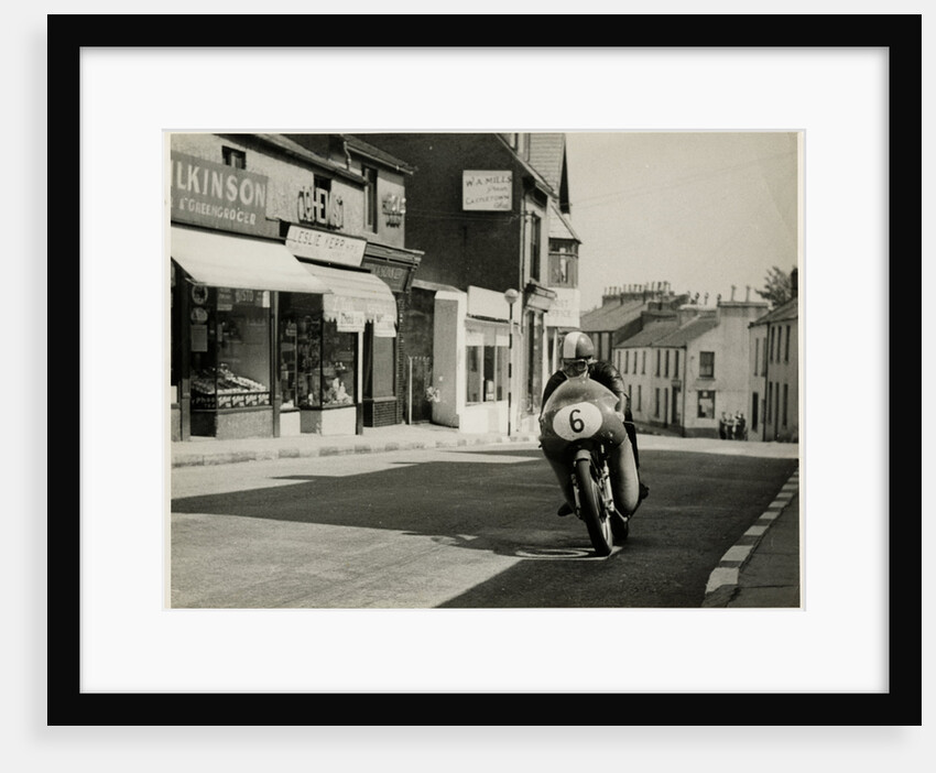 Tarquino Provini aboard MV Agusta (number 6), 1958 250 TT (Tourist Trophy) by T.M. Badger