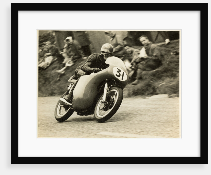 Dave Chadwick, TT (Tourist Trophy) rider riding as number 31 by T.M. Badger