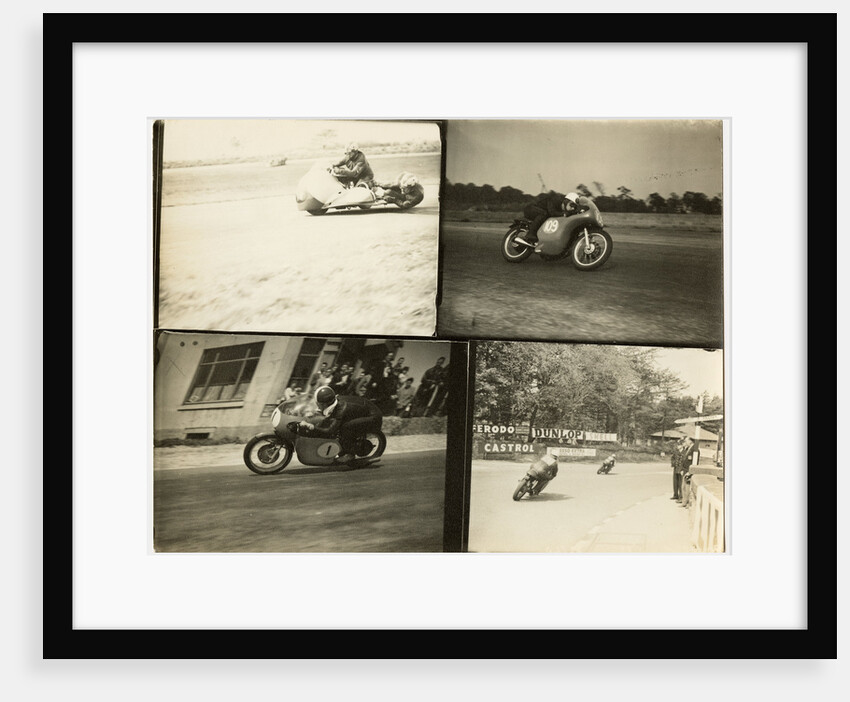 TT (Tourist Trophy) riders at Quarterbridge by T.M. Badger