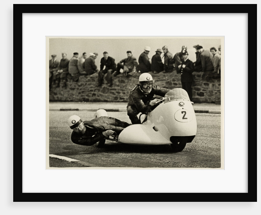 TT (Tourist Trophy) BMW sidecar outfit (number 2) by T. M. Badger