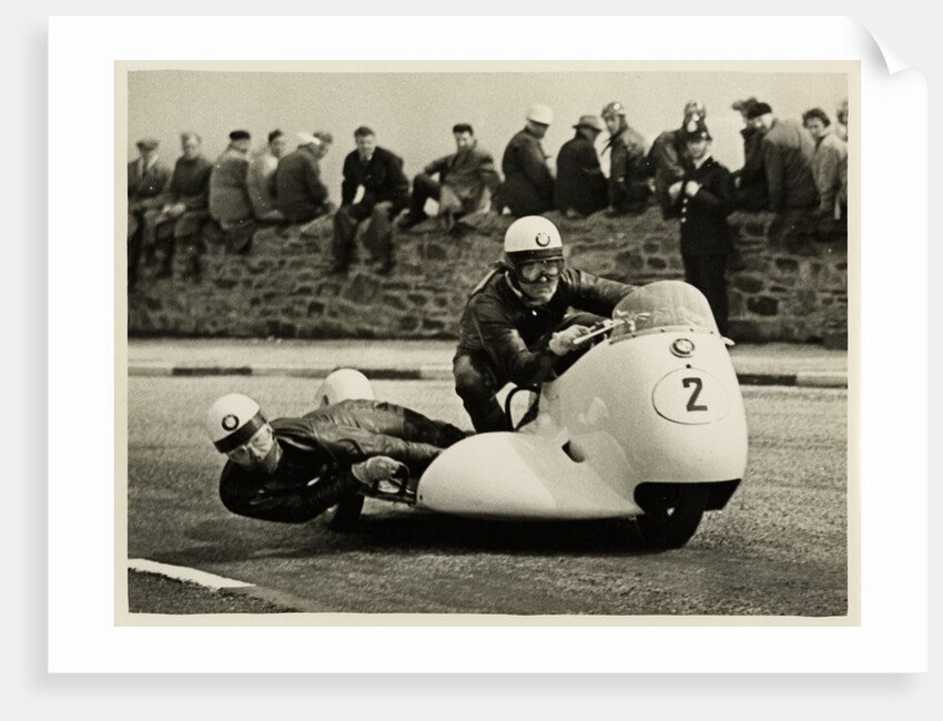TT (Tourist Trophy) BMW sidecar outfit (number 2) by T. M. Badger
