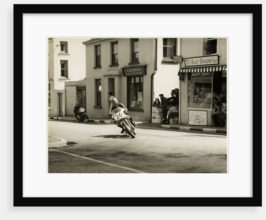 Jack Wood, TT (Tourist Trophy) rider on machine number 26 by T.M. Badger