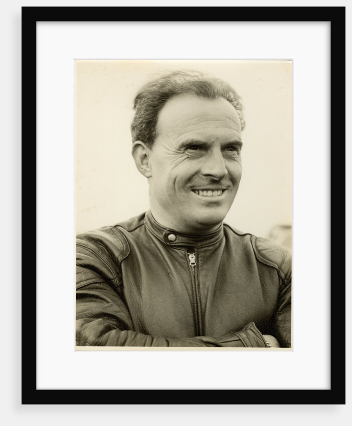 Bill Boddice, TT (Tourist Trophy) sidecar driver by T.M. Badger