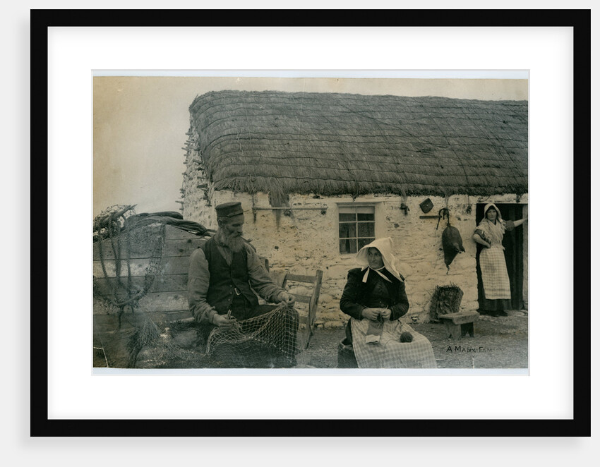 Crennell family 'A fisherman's home, Isle of Man' by George Bellett Cowen