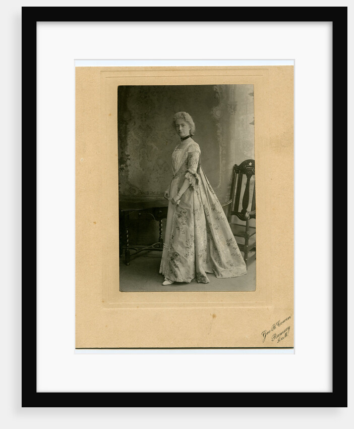 Dorothy Curphey Farrant - full-length studio portrait by George Bellett Cowen