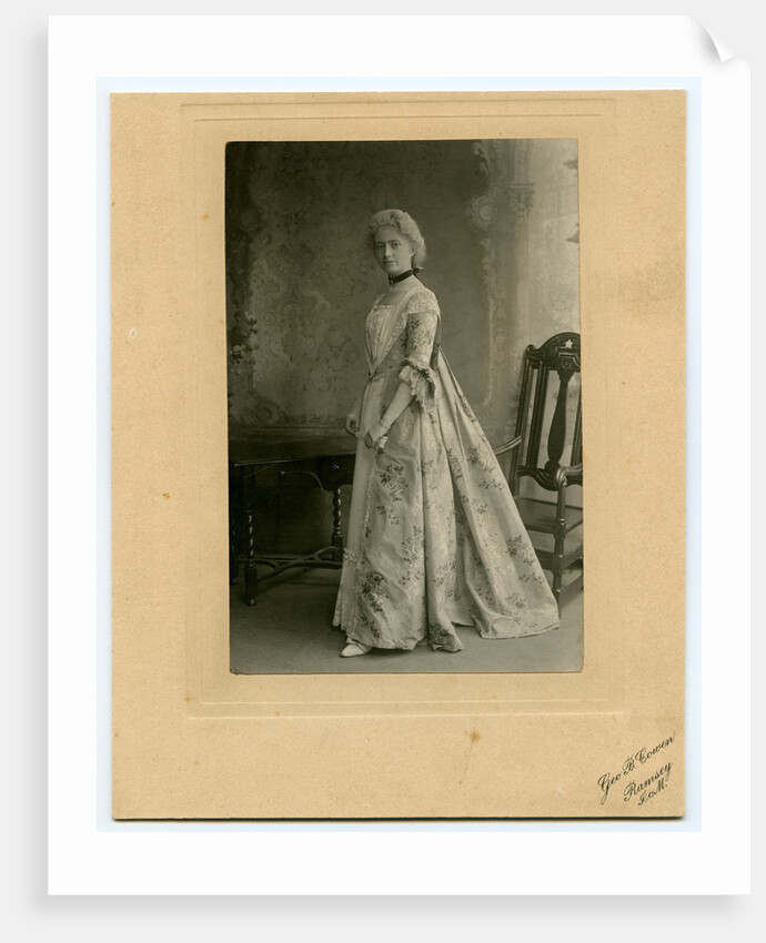 Dorothy Curphey Farrant - full-length studio portrait by George Bellett Cowen