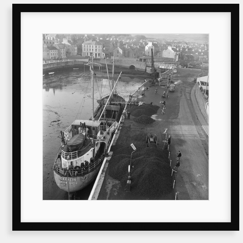 Castletown Coal Boat for Harbour Board, Castletown Harbour by Manx Press Pictures