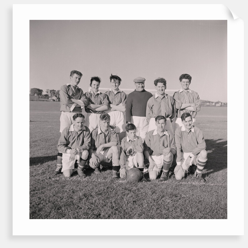 Times versus Examiner football match by Manx Press Pictures