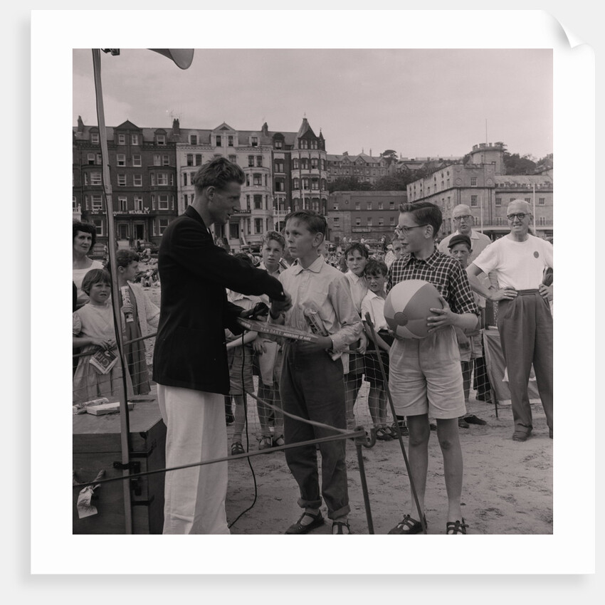 Beach competitions, Eagle and Girl by Manx Press Pictures