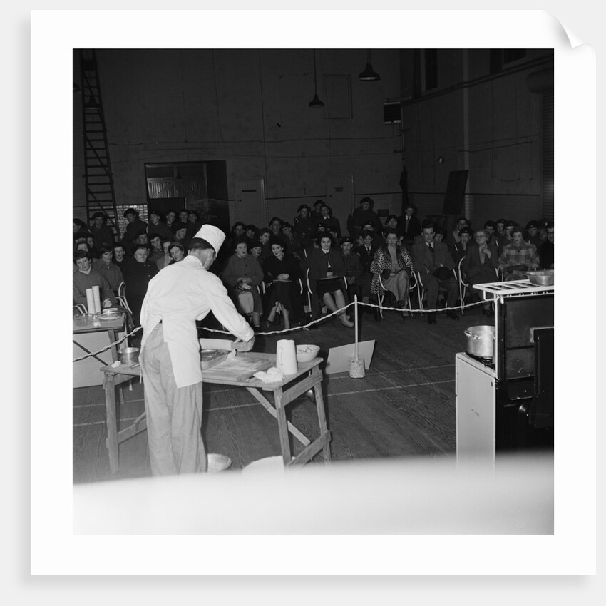Army cooking demonstration, Drill Hall, Douglas by Manx Press Pictures