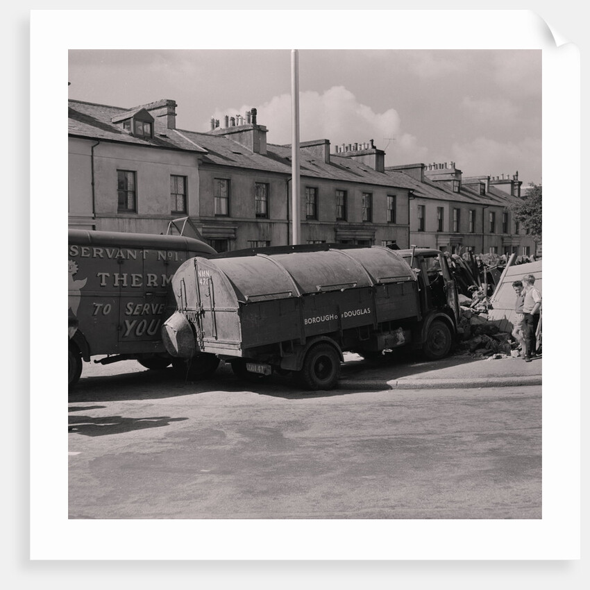 Dustcart road accident, Circular Road, Douglas by Manx Press Pictures