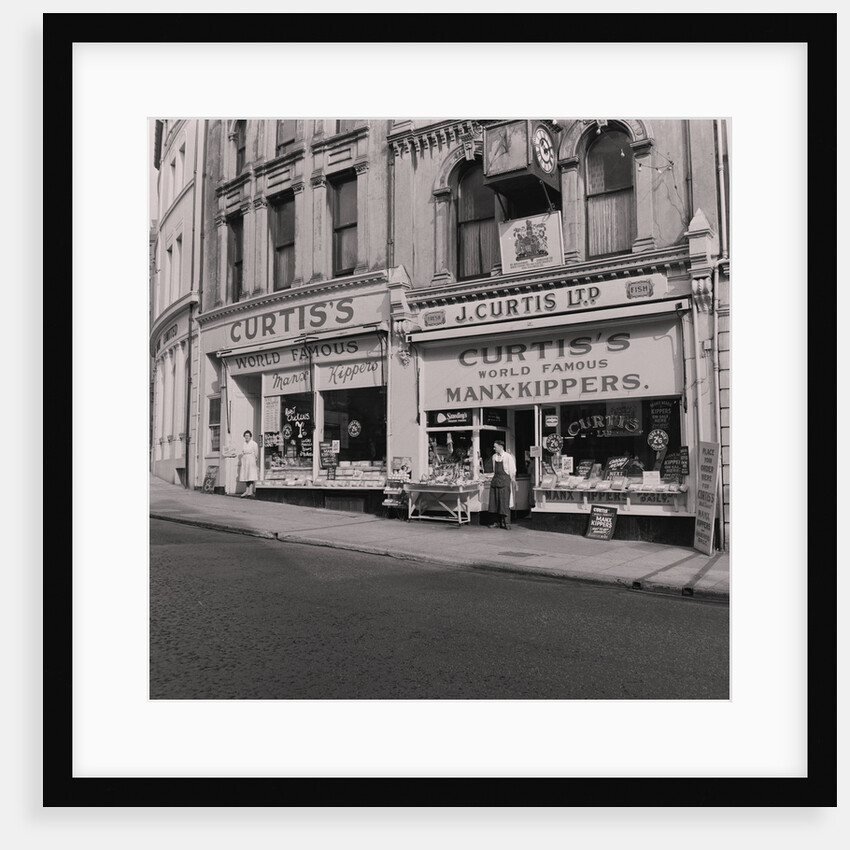 Curtis fish shops, Victoria Street, Douglas by Manx Press Pictures