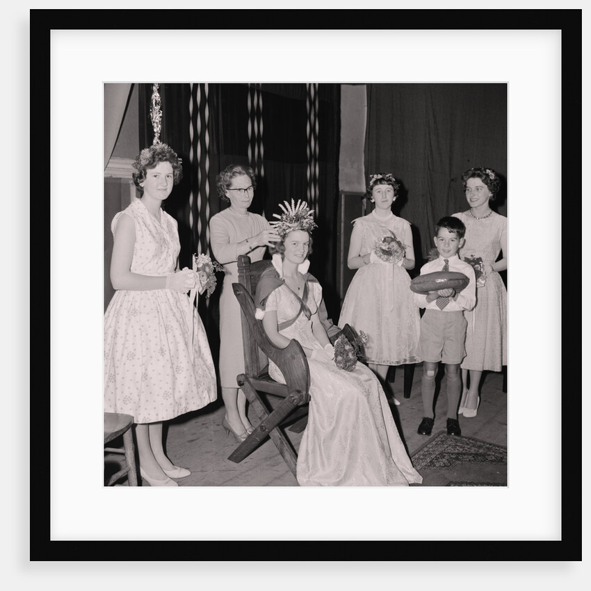 Crowning the Harvest Queen, Peel by Manx Press Pictures