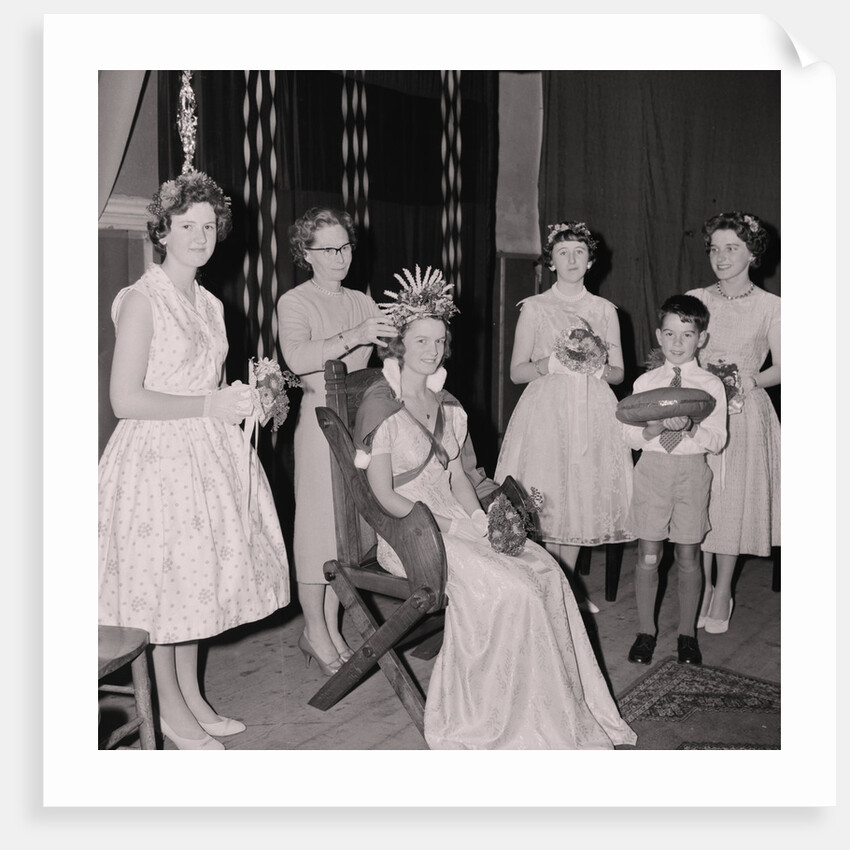 Crowning the Harvest Queen, Peel by Manx Press Pictures