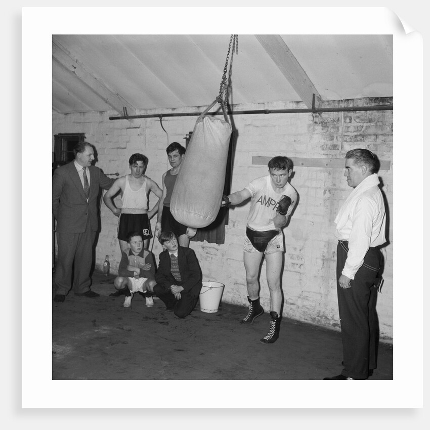 Malloy, boxing welterweight champion by Manx Press Pictures