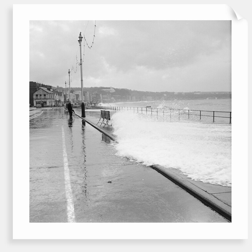 Rough seas, Douglas Promenade by Manx Press Pictures