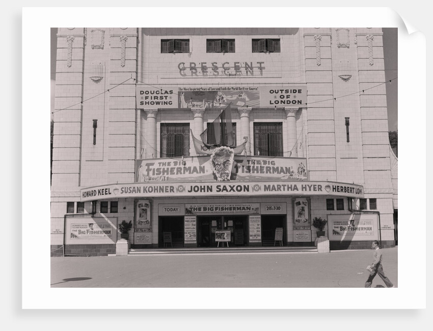Crescent cinema, 'The Big Fisherman' film by Manx Press Pictures